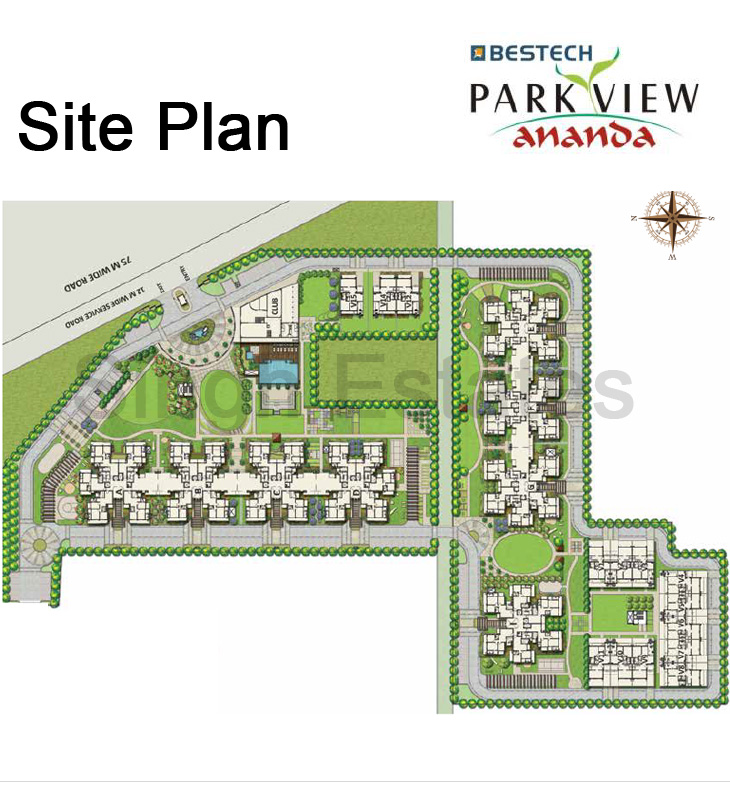 Bestech-Park-View-Ananda-Site-Plan