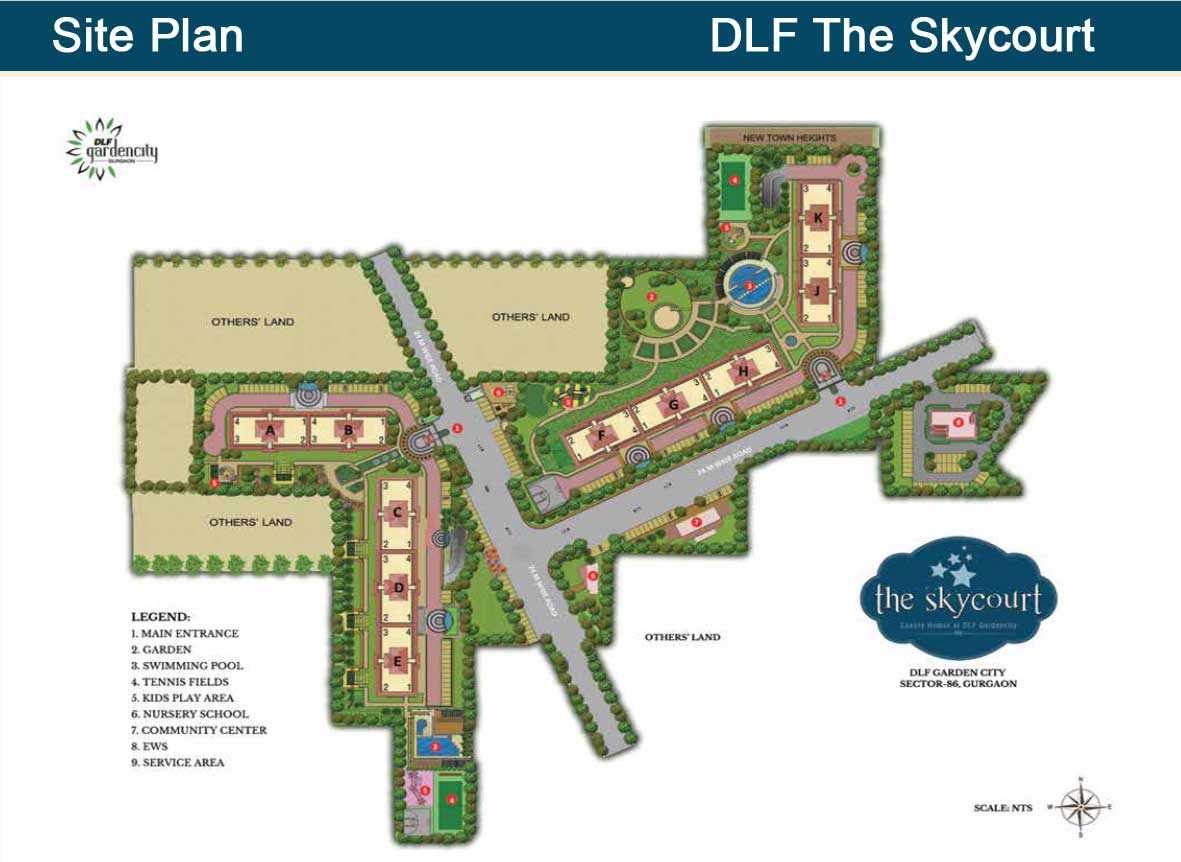 Site Plan DLF The Skycourt