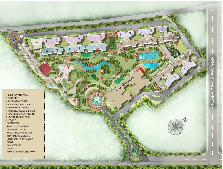 M3M Mansion Site Plan